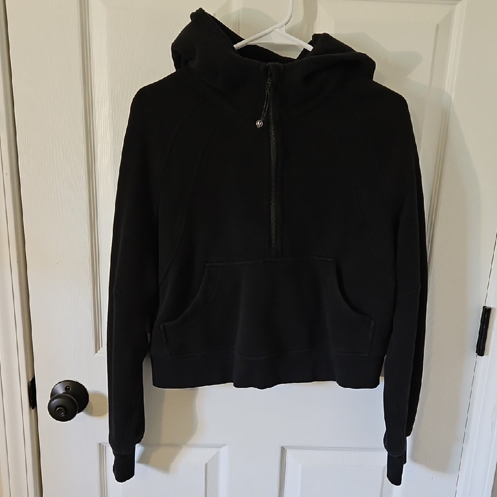 Lululemon Scuba Half-Zip Hoodie, Black, Small